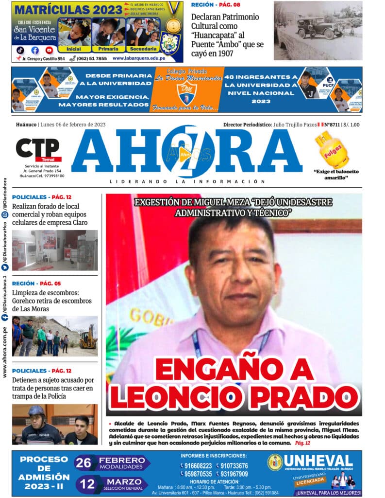 Edición Digital Diario Ahora 06/02/2023