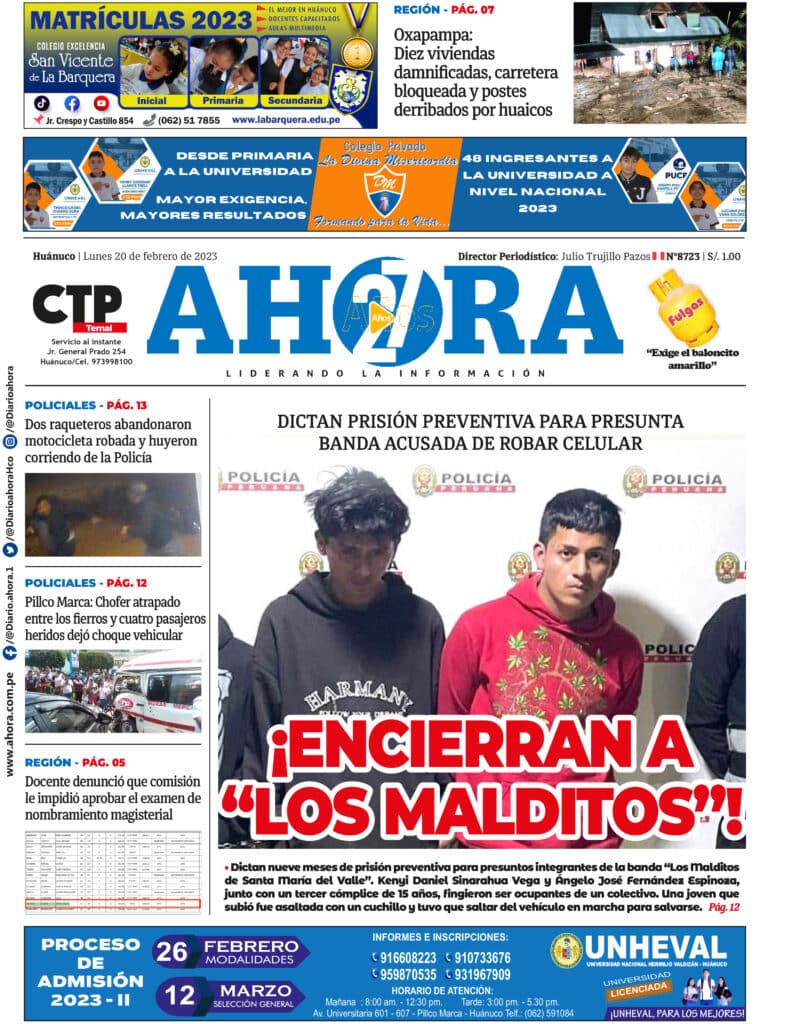 Edición Digital Diario Ahora 20/02/2023