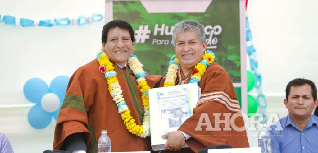 Gestión de Antonio Pulgar alista la ejecución de seis proyectos en la provincia de Ambo