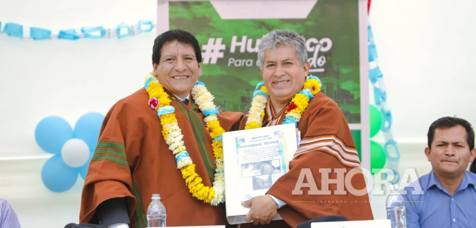 Gestión de Antonio Pulgar alista la ejecución de seis proyectos en la provincia de Ambo