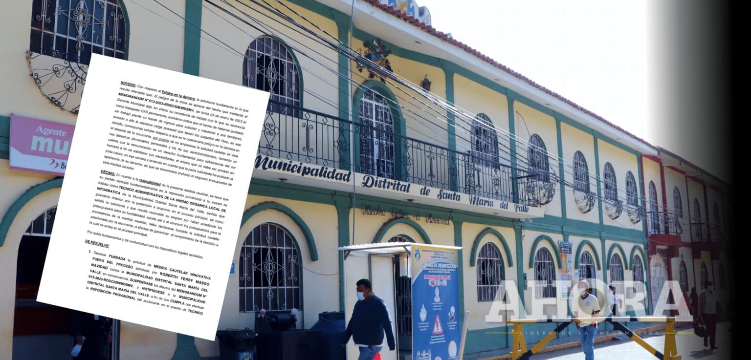 Denuncian que municipalidad se niega acatar orden judicial y restituir trabajadores CAS