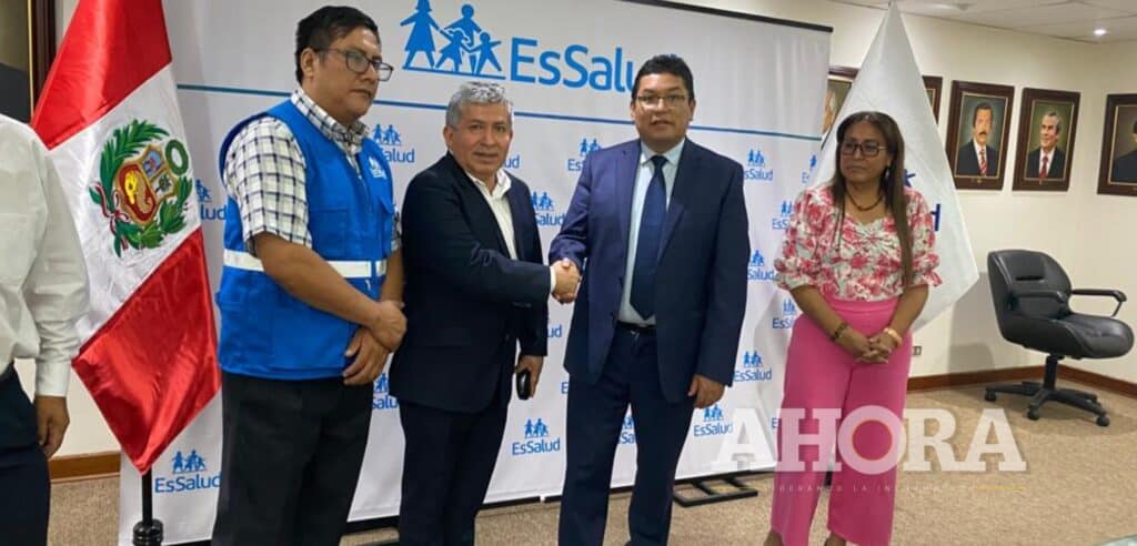 Antonio Pulgar y autoridades perfilan la construcción del nuevo Hospital EsSalud