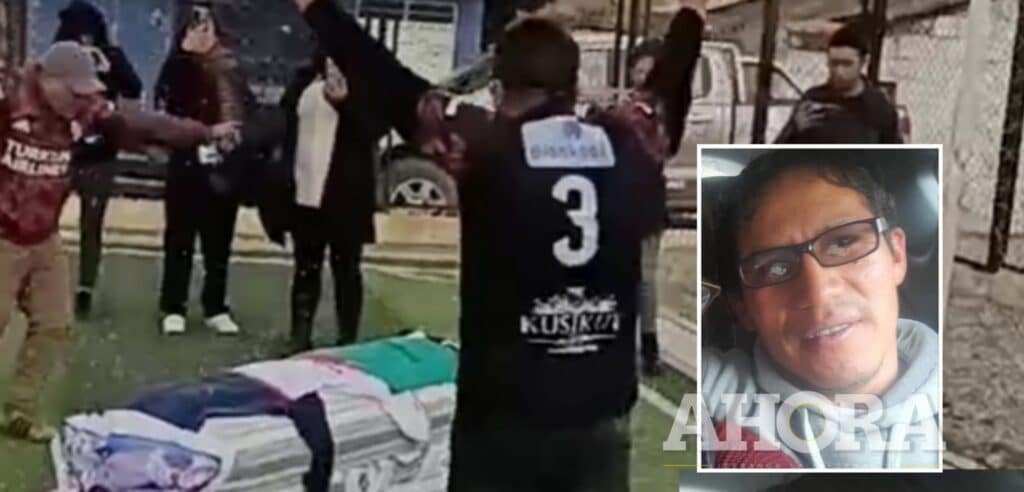 En entierro: Amigos despiden con un gol a joven deportista que perdió la vida