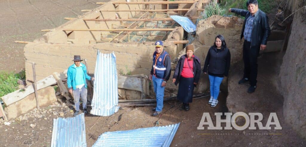 Yarowilca: Fuertes vientos derrumbó casas de más de 22 familias