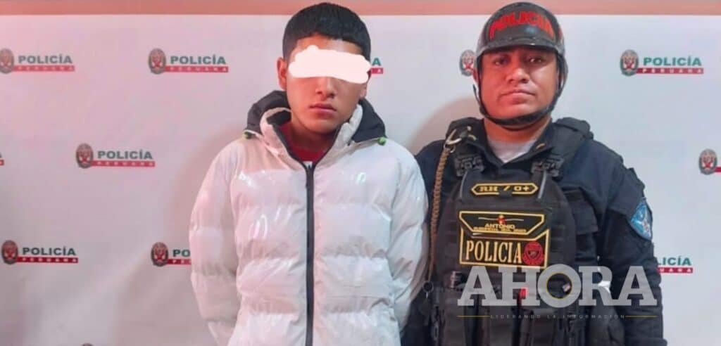 Menor fue retenido tras portar un celular robado en asentamiento humano