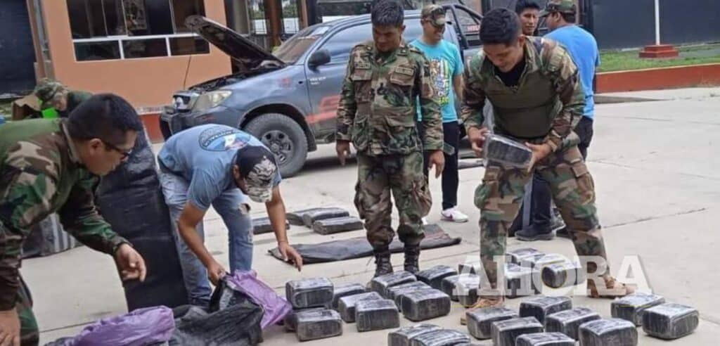 Chaglla: Incautan acopio de más de 300 kilos de marihuana y una escopeta cargada