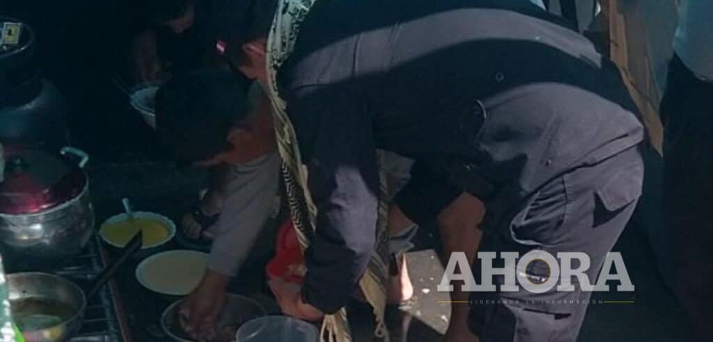 Policías realizan olla común para alimentarse por falta de pago de viáticos