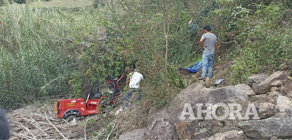 Churubamba: Mototaxista perdió la vida tras caer a un abismo de 300 metros de profundidad