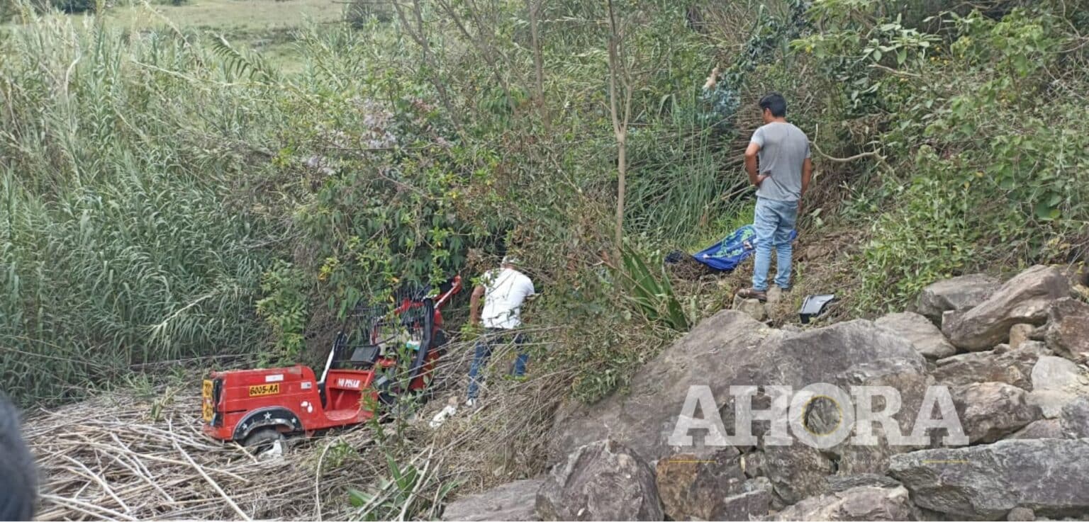 Churubamba: Mototaxista perdió la vida tras caer a un abismo de 300 metros de profundidad