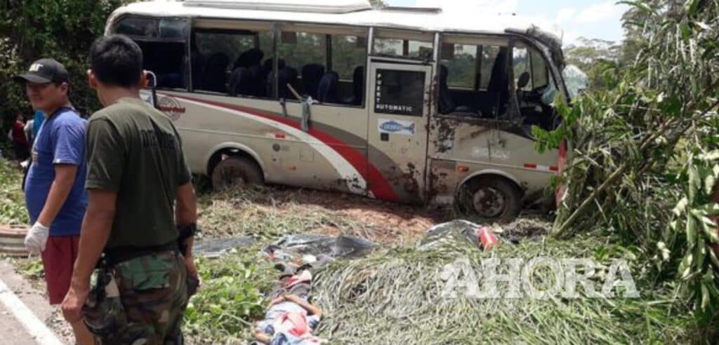 Couster descontrolada mató a pareja de esposos y dos israelitas en Puerto Inca