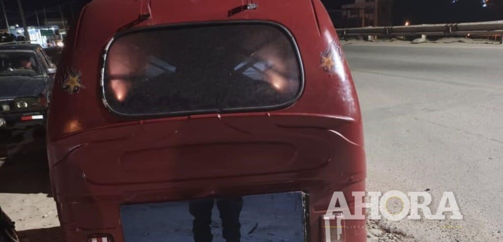 Trimóvil que llevaba un día de robado fue encontrado estacionado en Amarilis