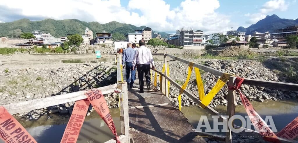 Reiniciarán obras del puente Tingo María y la defensa ribereña de Llicua