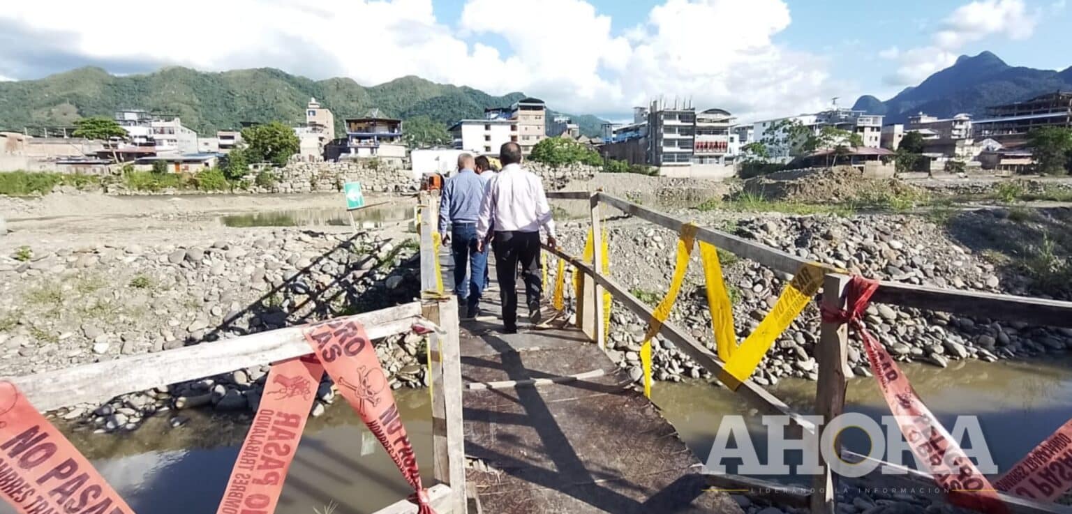Reiniciarán obras del puente Tingo María y la defensa ribereña de Llicua