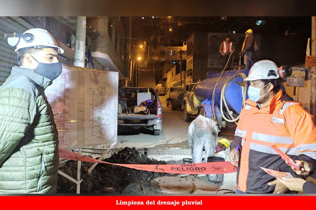Realizarán mantenimiento al drenaje pluvial de la ciudad de Huánuco