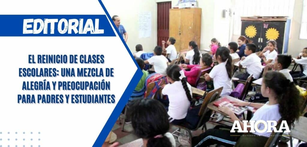 El reinicio de clases escolares: una mezcla de alegría y preocupación para padres y estudiantes