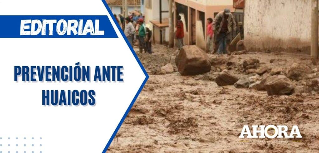 Prevención ante huaicos