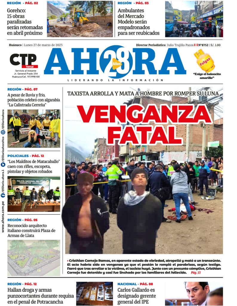 Edición Digital Diario Ahora 27/03/2023