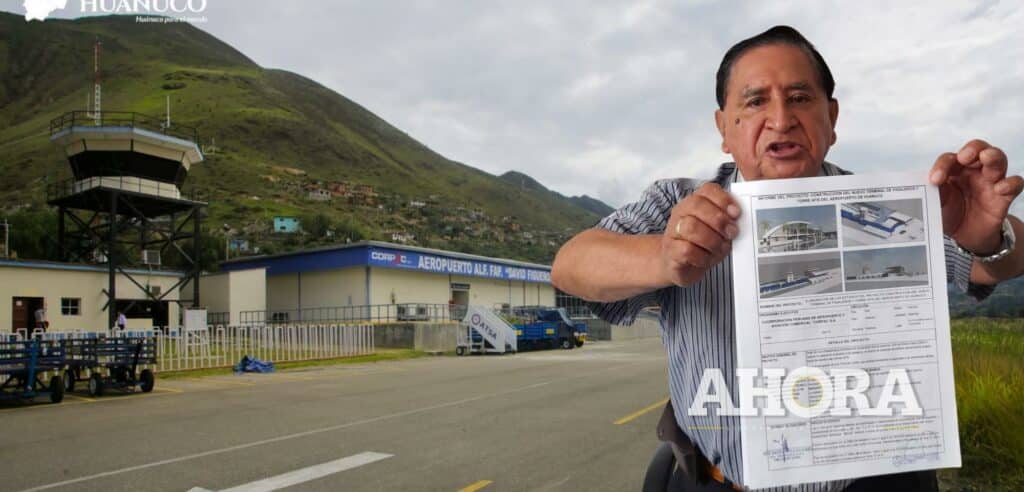 Alerta de amenaza: Denuncian que torre de control del aeropuerto de Huánuco no funciona