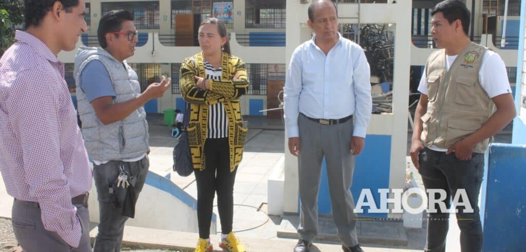 Director regional de Vivienda intervino colegio y puesto de salud de Pitumama