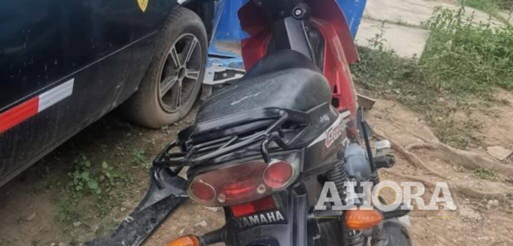 Recuperan motocicleta que había sido robado