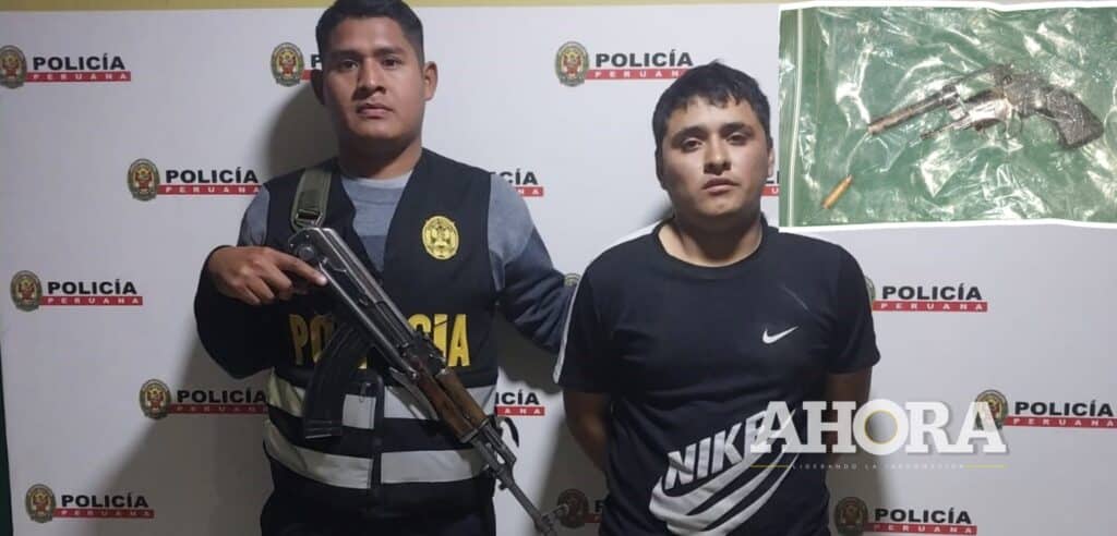 Capturan a sujeto empuñado un arma de fuego en persecución policial