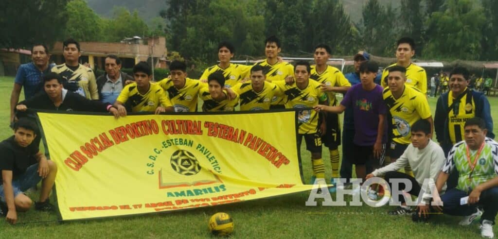San Luis y Pavletich lideran torneo de Amarilis