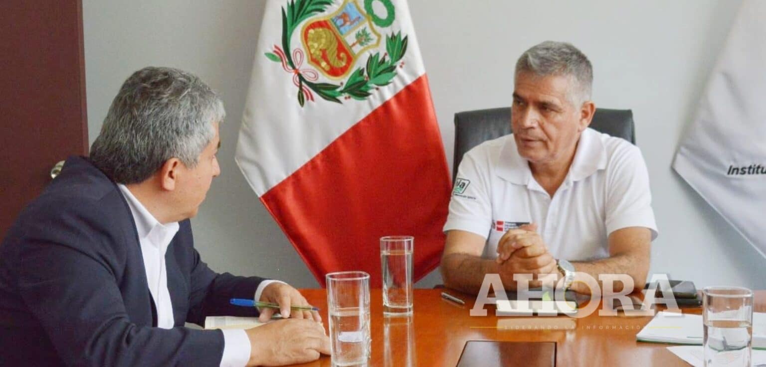 Gobernador Antonio Pulgar gestiona proyectos con minera Antamina e INIA en Lima