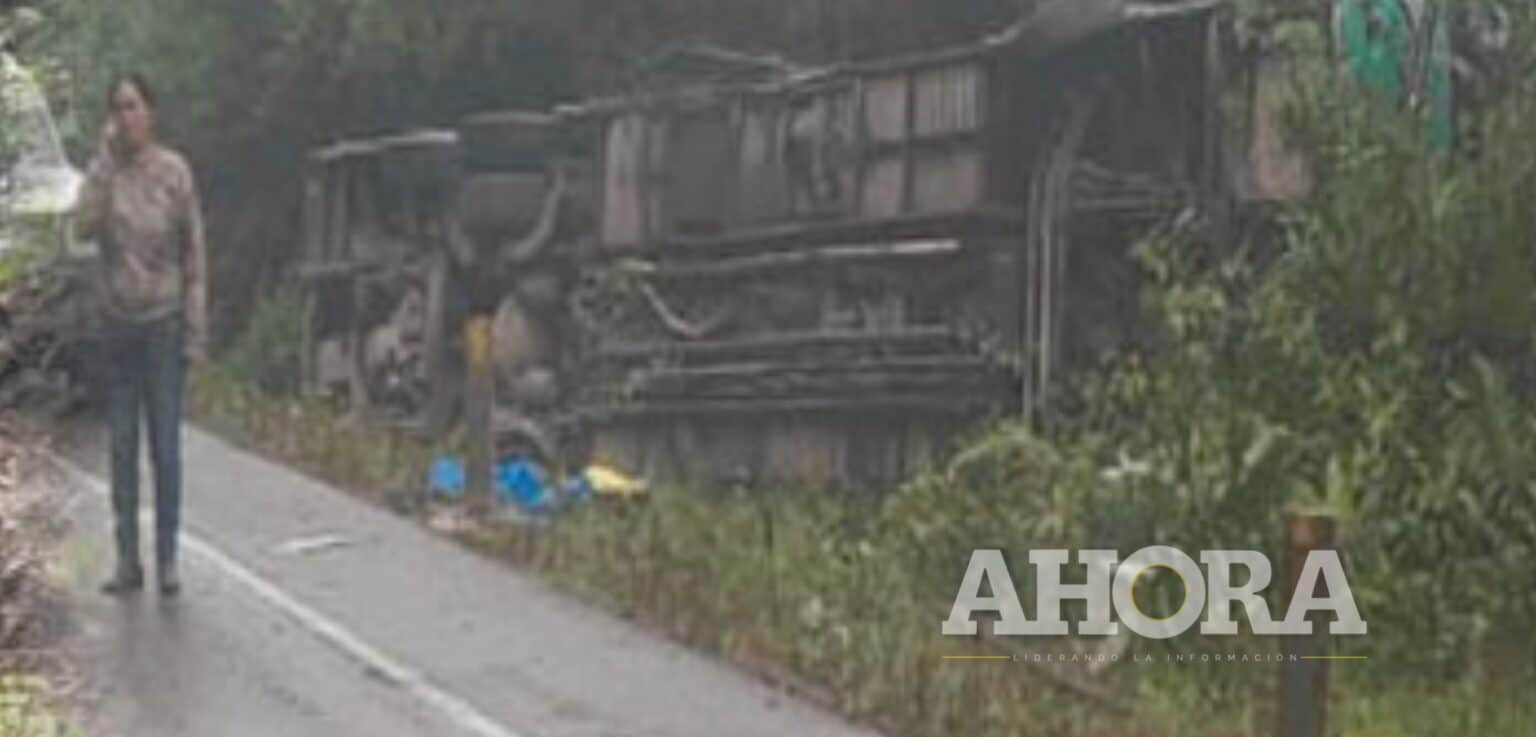 Diez heridos de gravedad deja despiste de bus interprovincial en Leoncio Prado