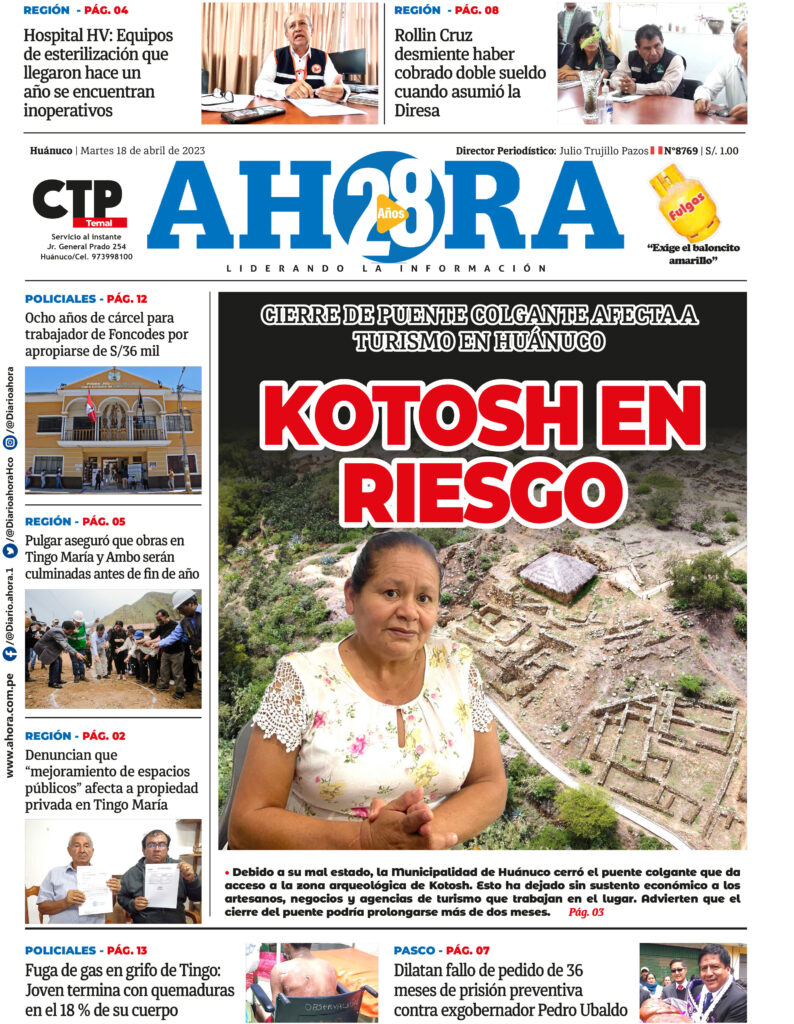 Edición Digital Diario Ahora 18/04/2023