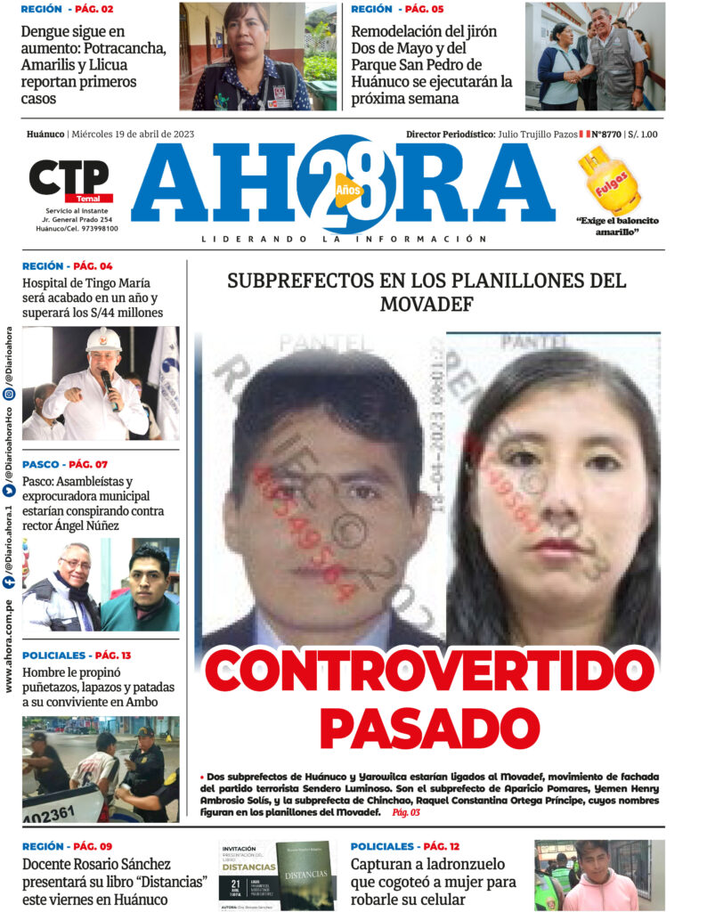 Edición Digital Diario Ahora 19/04/2023