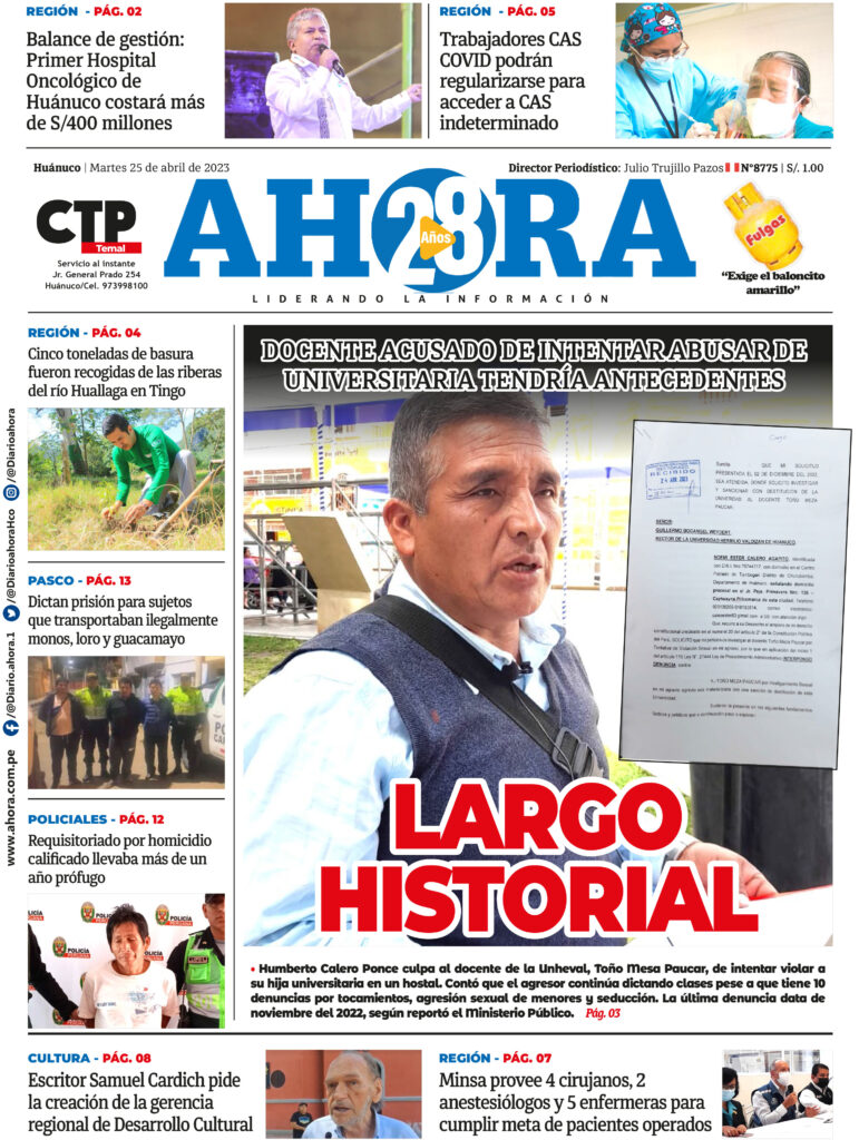 Edición Digital Diario Ahora 25/04/2023