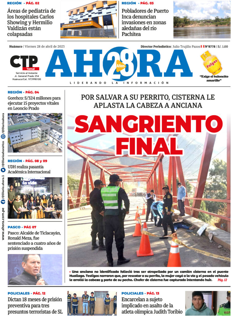 Edición Digital Diario Ahora 28/04/2023