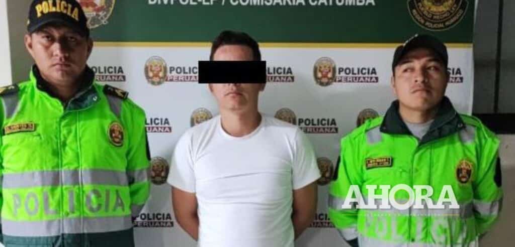 Capturan sujeto requisitoriado por violación sexual