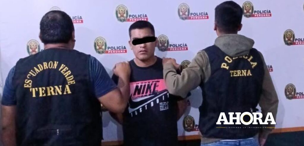 Alias “Cashaco” fue detenido tras sustraer celular de guantera de mototaxi