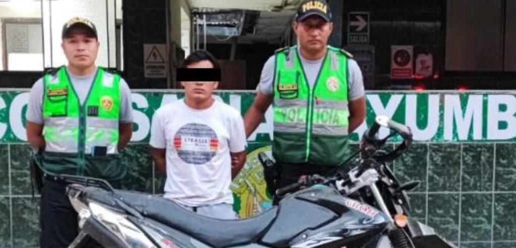Detienen a sujeto conduciendo motocicleta robada hace cuatro meses