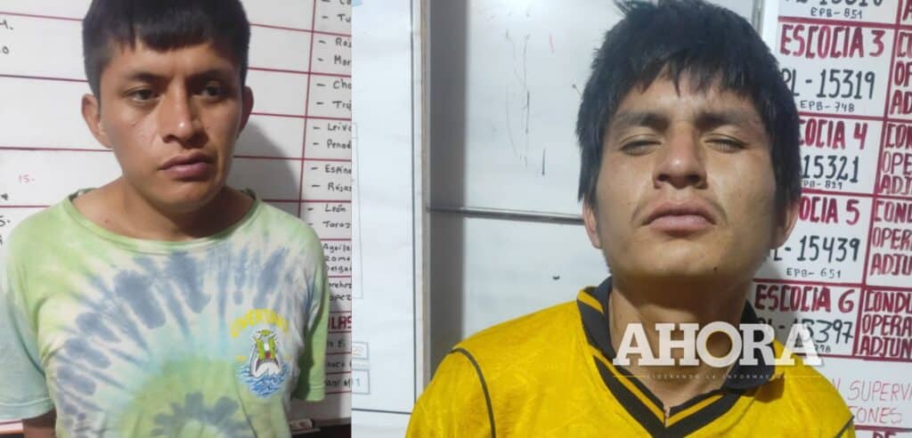 Capturan a dos sujetos que cogotearon, golpearon y asaltaron a adolescentes