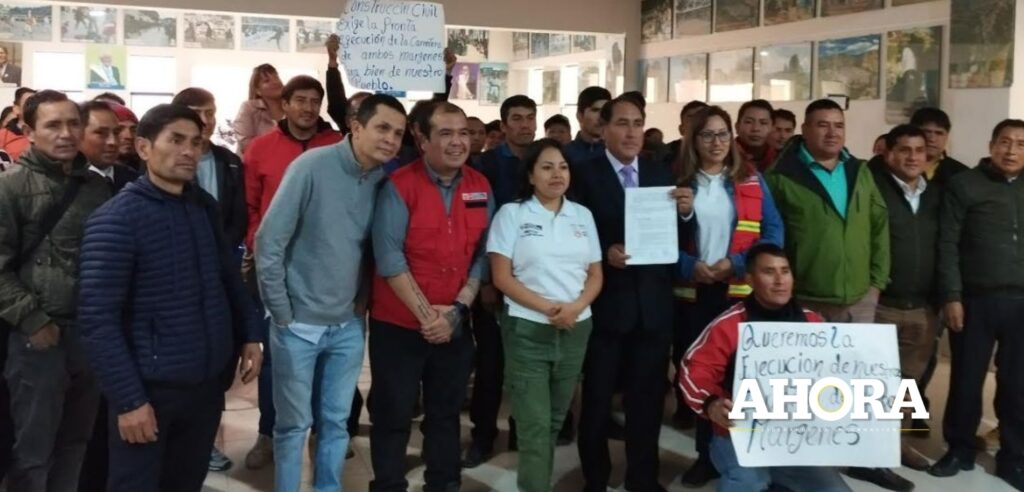 Culminan expediente de vías de la margen derecha y margen izquierda de Huamalíes