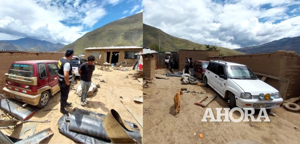 Pareja de esposos escondían tres Ticos robados dentro de su vivienda en Amarilis