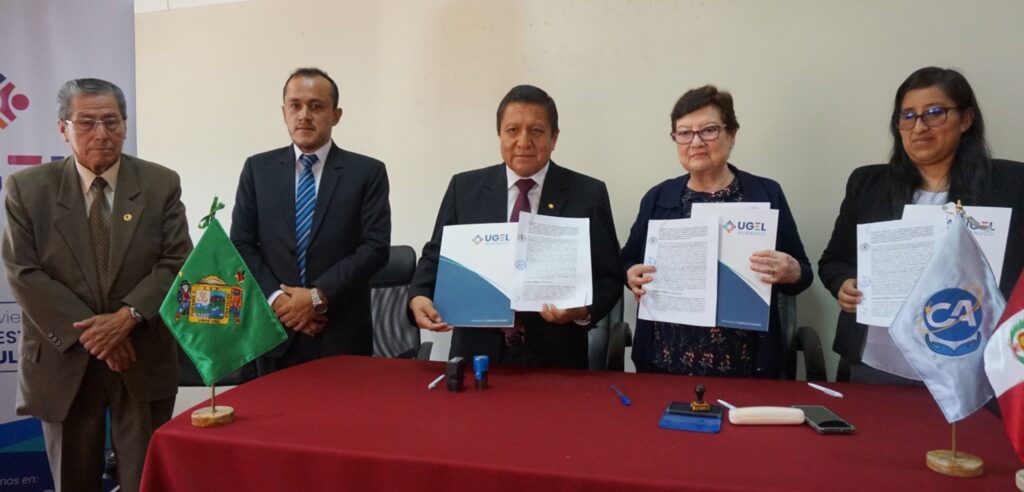 Ugel sobre convenio con Unheval: “Va orientado a desarrollar las capacidades de nuestros maestros”