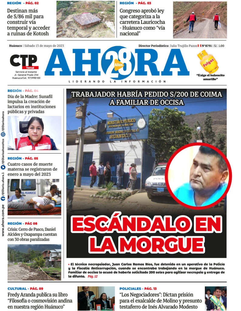 Edición Digital Diario Ahora 13/05/2023