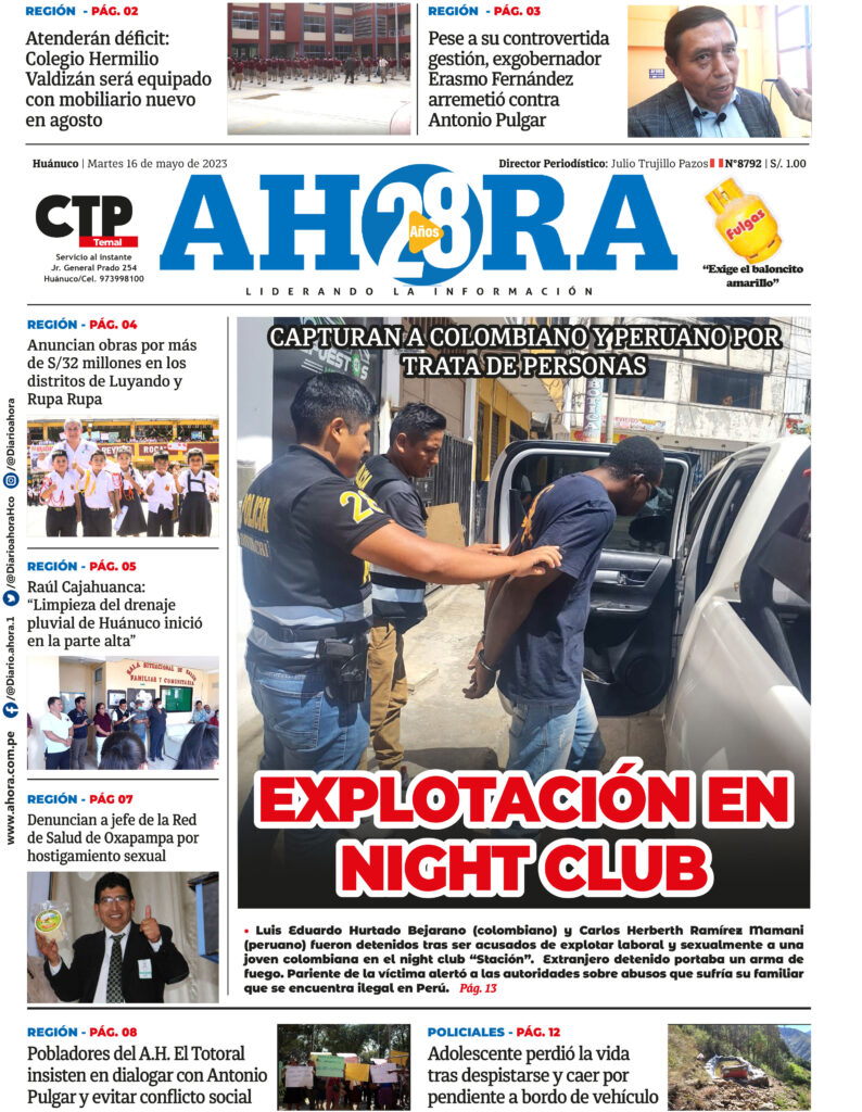 Edición Digital Diario Ahora 16/05/2023