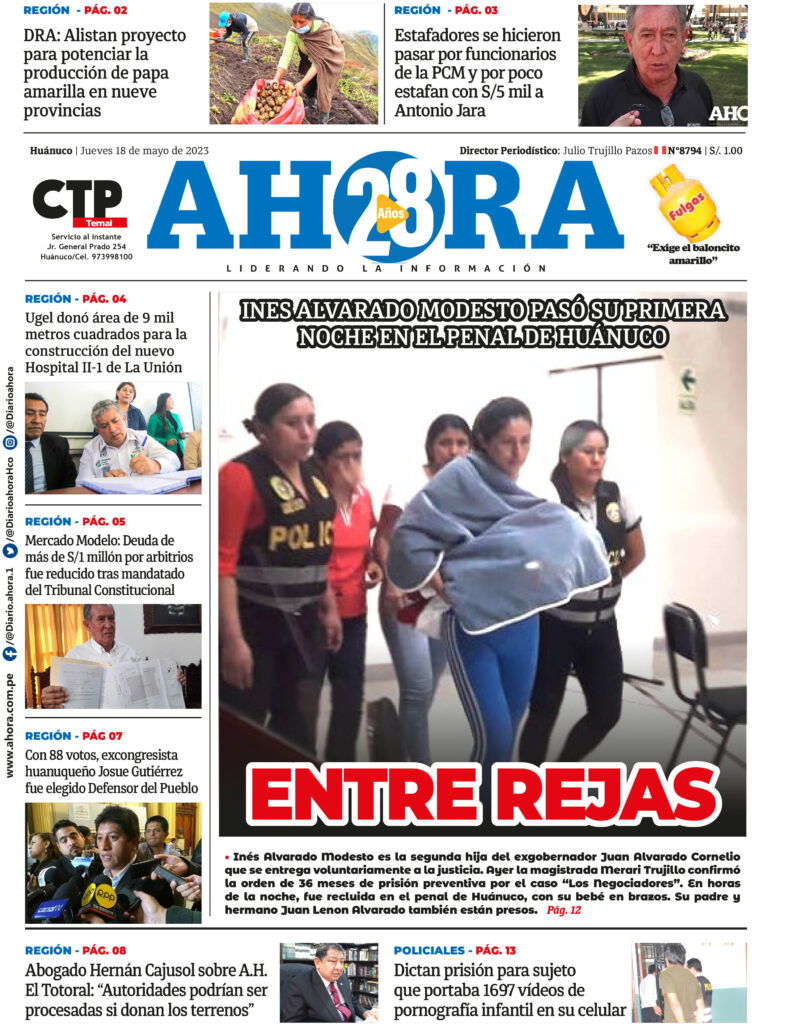 Edición Digital Diario Ahora 18/05/2023