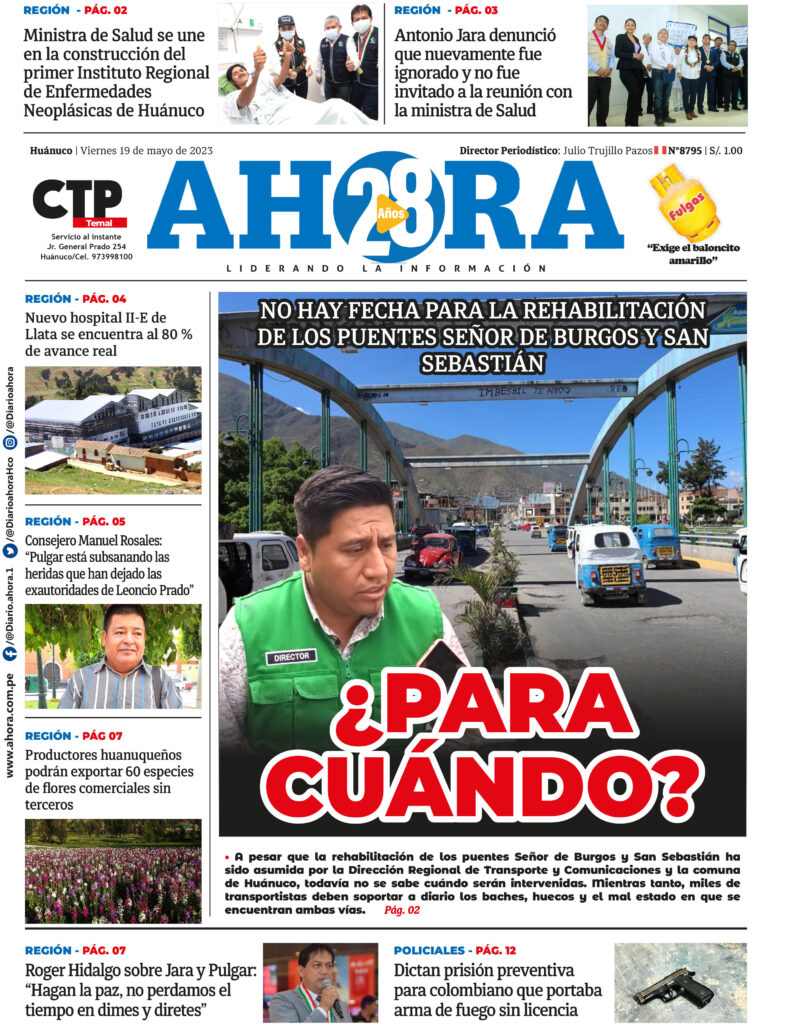 Edición Digital Diario Ahora 19/05/2023