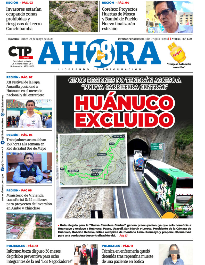 Edición Digital Diario Ahora 29/05/2023