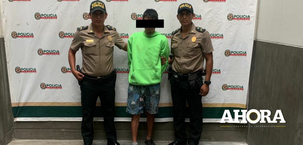 Sujeto fue sorprendido hurtando sandalias y mercadería en Tingo María