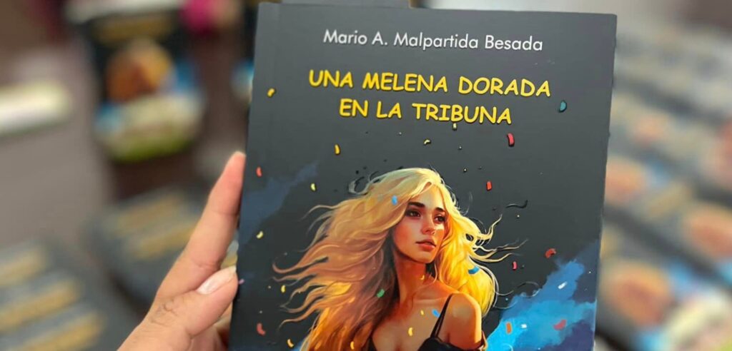 Mario Malpartida presentó nuevo libro “Una melena dorada en la tribuna”