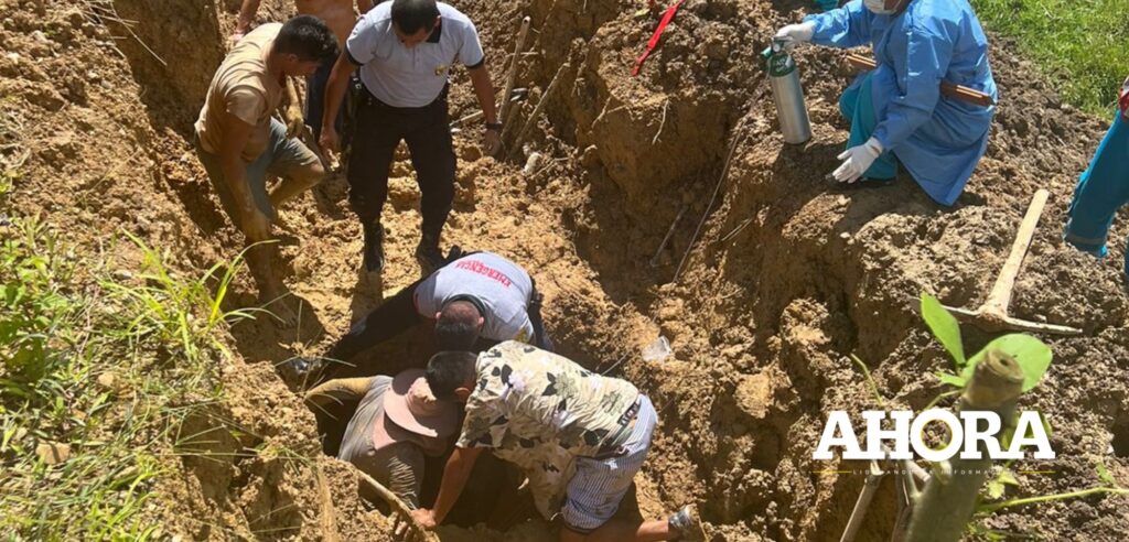 Obrero salvó de morir sepultado cuando hacía zanja en Castillo Grande