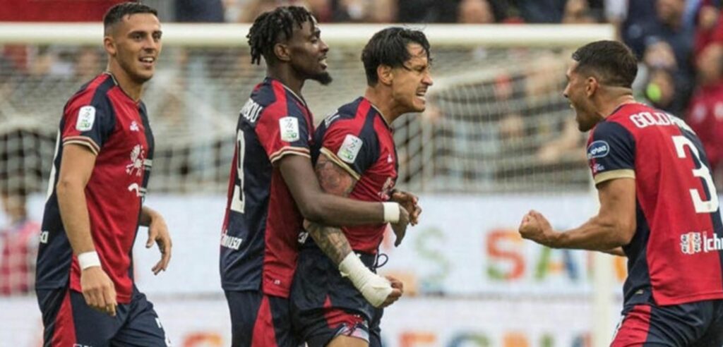 Gianluca Lapadula le dio el triunfo al Cagliari