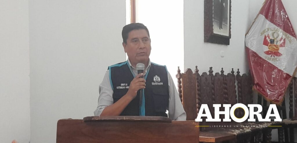 Raúl Cajahuanca: “Limpieza del drenaje pluvial de Huánuco inició en la parte alta”