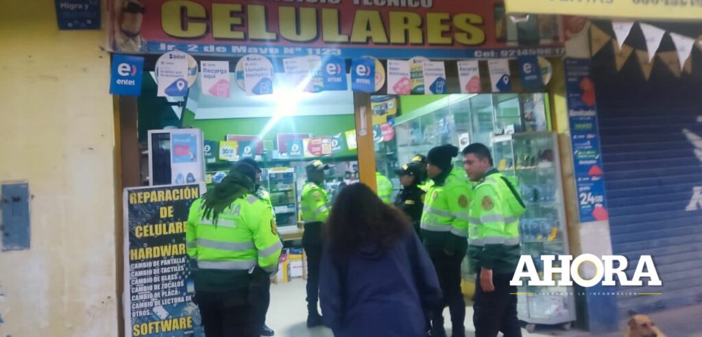 Cuatro detenidos durante operativo en el mercado Viejo y la Cachina
